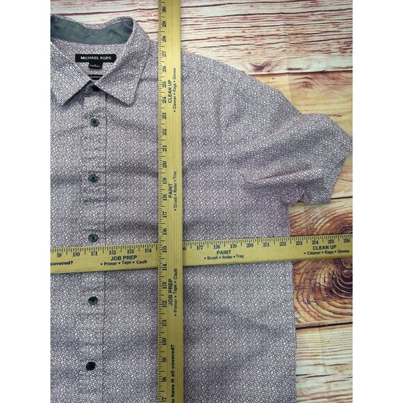 Michael Kors Men's Classic Fit SS Casual Shirt Large - Picture 5 of 5
